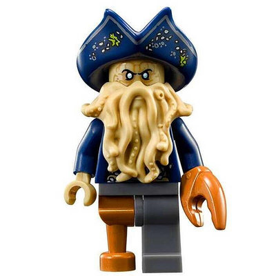 眾誠優品【上新】LEGO樂高 絕版稀有 戴維瓊斯 poc031 章魚船長 加勒比海盜 4184 LG723