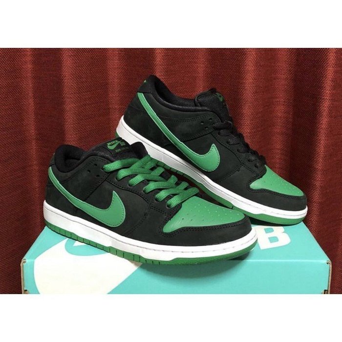 NIke Dunk SB Low Pro Black Pine Green黑綠籃球滑板BQ6817-005