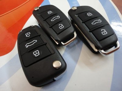 (中壢) AUDI VW BENZ BMW SUBARU TOBE 汽車鑰匙 汽車改裝拷貝型 折疊鑰匙 摺疊鑰匙