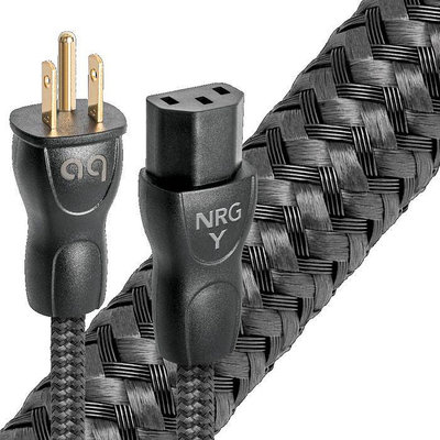 美國audioquest NRG-y3/1m電源線，單蕊長結晶銅LGC導體。