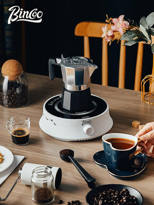 咖啡器具 bincoo摩卡壺電陶爐家用小型煮咖啡煮茶爐迷你煮茶器花茶壺專用