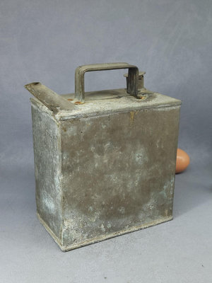 【二手】 日本回流老方形銅壺擺件老物件，蓋子打開介意要，15776 古玩雜項【老上海懷舊】