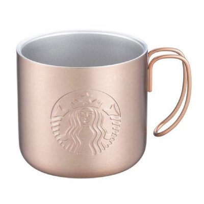 Starbucks 星巴克 女神COPPER不鏽鋼把手杯 紅銅金 把手鋼杯 20周年 紀念杯 不銹鋼把手鋼杯 禮物