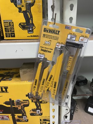 【屏東工具王】DEWALT DW4898 美國製10片裝 軍刀片組