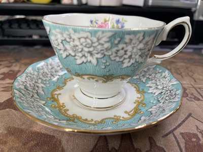 【二手】咖啡杯皇家阿爾伯特Royal Albert Encha 回流瓷器 茶杯 咖啡杯【禪靜院】-2893