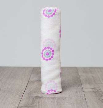 加拿大lulujo 竹纖維透氣包巾-紫丁香