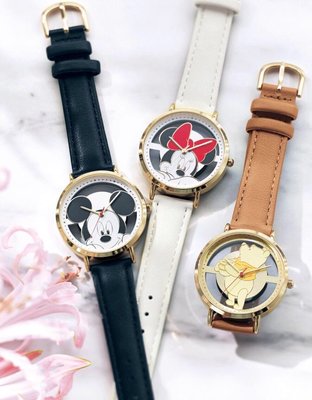 現貨 日本 迪士尼 米奇 米妮 小熊維尼 手錶