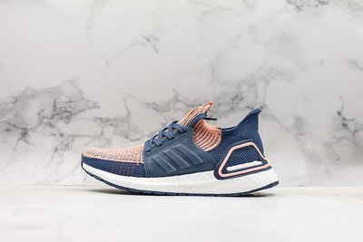 Adidas UltraBoost19 CONSORTIUM 粉藍 編織 時尚 休閒運動慢跑鞋 G54013 情侶鞋