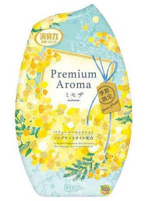 【JPGO】日本製 ST雞仔牌 Premium Aroma 玄關.室內空間除臭劑.消臭力 400ml~限定含羞草