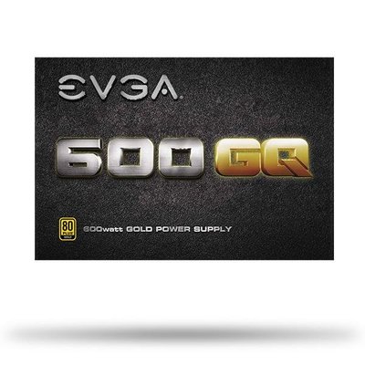 艾維克EVGA 600W GQ 80PLUS 金牌半模組 電源供應器