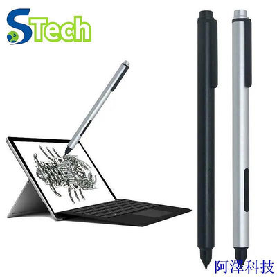 阿澤科技觸控筆適用於 N-trig 適用於微軟 3 Pro 3 Pro 4 Pro 5  Surface Book 黑銀