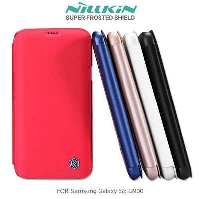 --庫米--NILLKIN Samsung Galaxy S5 G900 絲雨系列皮套 側翻皮套 保護套 保護殼
