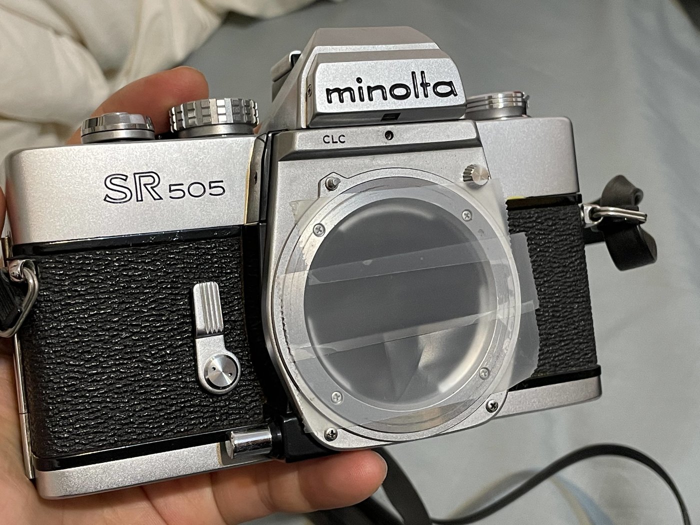 MINOLTA SR505 機械式單眼相機復古底片銀黑色| Yahoo奇摩拍賣