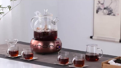 廠家出貨加厚耐高溫透明養生泡茶壺過濾花茶壺耐熱玻璃單個家用大號2000ml