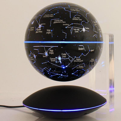 地球儀磁懸浮地球儀發光星座自轉玄關客廳辦公室擺件家居辦公桌擺件 學生探索科技 夜燈裝飾創意生日禮品商務禮物地球模型