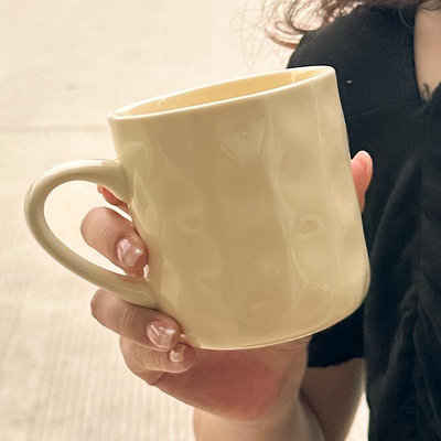 純色杯子陶瓷馬克杯男女情侶杯家用牛奶杯辦公室杯早餐杯茶-水水時尚