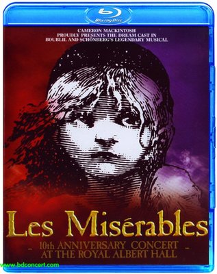 熱銷直出 悲慘世界 十周年紀念演唱會 Les Miserables 中字 (藍光BD25G)蝉韵文化音像BD藍光