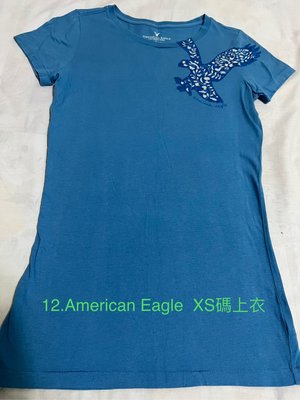 American Eagle 藍色上衣XS碼（美國帶回）
