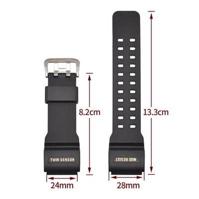 熱銷矽膠錶帶適用於 G-SHOCK GG-1000 GWG-100 GSG-100 男士替換樹脂錶帶運動防水手鍊配件