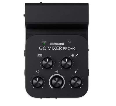 《民風樂府》Roland GO:MIXER PRO-X 手機直播用混音機/錄音介面 操作簡便 直播/Podca