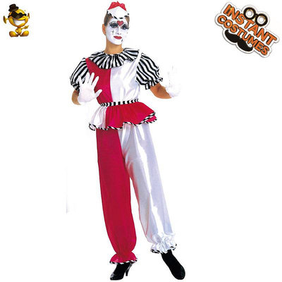 萬圣節成人大女款歌劇院啞劇小丑角色扮演舞臺表演派對服裝