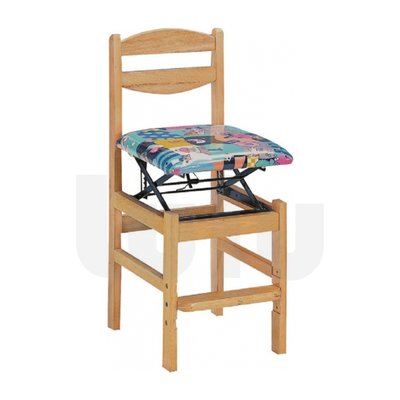 【Lulu】 自動升降椅 布面 377-4 ┃ 嬰幼兒餐椅 木質餐椅 學童椅 兒童椅 書桌椅 升降椅 升降餐椅 課桌椅