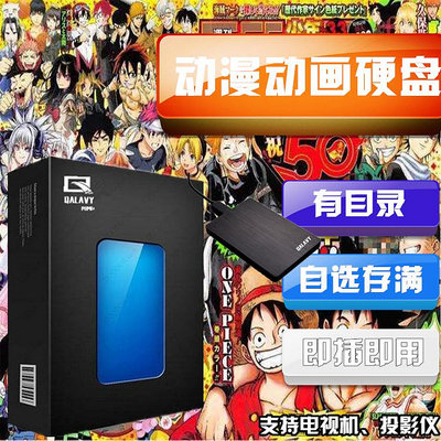 動漫動畫硬盤1T 5T國日語高速外置便攜U優盤高清USB3.0存滿訂制