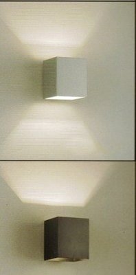 鋁製拉絲面壁燈 上下照壁燈 現代款壁燈 設計師款式另有現代壁燈 可供目錄選擇 上下壁燈