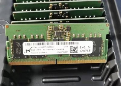 鎂光8G 1RX16 PC5-4800B-SC0筆電記憶體DDR5 MTC4C10163S1SC48BAX