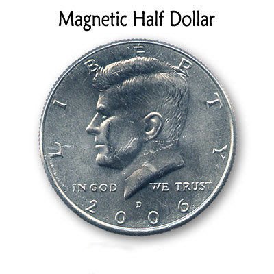 【意凡魔術小舖】美國Half Dollar美金五角制作磁性可吸附鐵幣鐵幣美金五角硬幣魔術道具專賣店