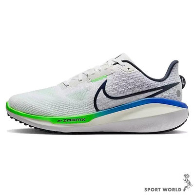 Nike 男鞋 慢跑鞋 Vomero 17 白藍綠【運動世界】FB1309-100