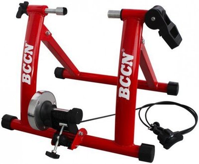【冠鑫自行車】BCCN 七段式 線控 培林磁阻 訓練台 練習台 適用26-29吋、700c 紅色