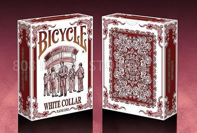 [808 MAGIC]魔術道具 Bicycle white collar playing cards