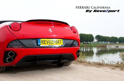 【耀天國際】Ferrari California 加州 R款 抽真空 碳纖維卡夢尾翼