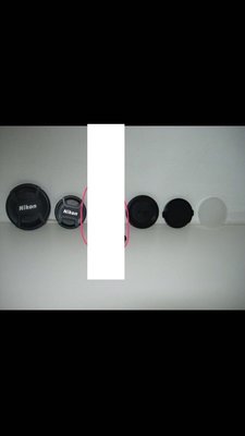 Nikon相機鏡頭蓋LC-72(72mm)1個+52mm 1個MADE IN JAPAN+3個加1個透明塑膠蓋