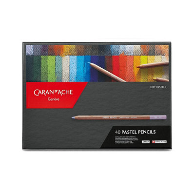 CARAN d'ACHE 瑞士卡達 專家級粉彩鉛筆 40色 /盒 788.340