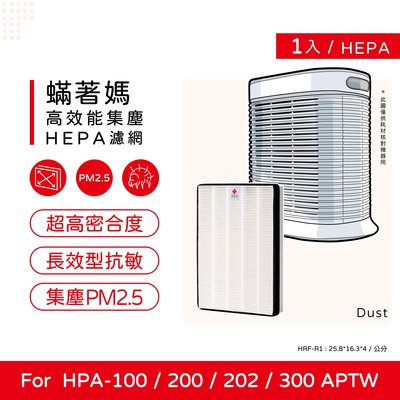 一入 蟎著媽 副廠濾網 適 Honeywell HPA-100APTW HPA-100 HRF-R1 HPA100