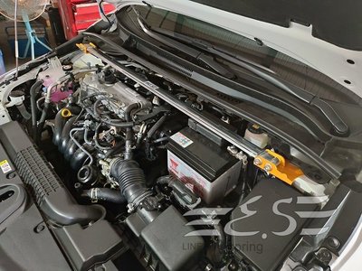 阿宏改裝部品 E.SPRING  12代ALTIS 1.8 汽油 經典 豪華 引擎室拉桿 水箱拉桿 後下扭力桿