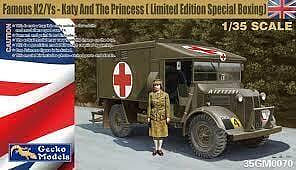 壁虎 35GM0070 135 著名的姬蒂-奧斯丁K2Y救護車 (英國女皇伊莉莎白二世紀念版)