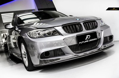 【政銓企業有限公司】BMW E90 LCI 小改款 後期 MTECH 保桿專用  A款 高品質卡夢 前下巴 免費安裝現貨