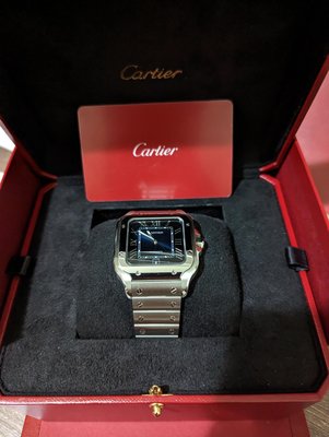 Cartier Santos XL 大型款 藍面 WSSA0030