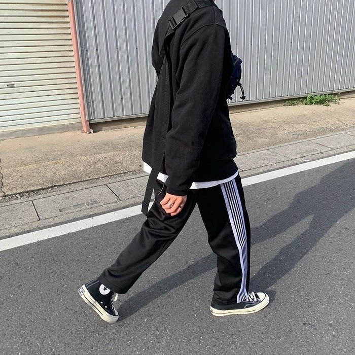 フラワープリント kith needles double knit track pants S