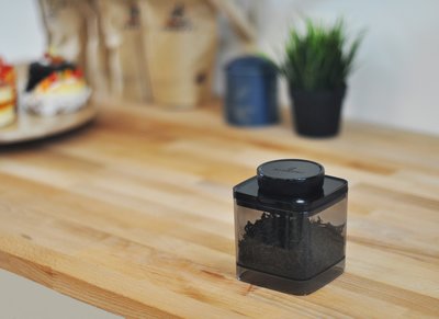【多塔咖啡】 免運 ANKOMN Turn-n-Seal 透明黑 真空保鮮罐 1.2L密封罐 保鮮罐 咖啡儲豆罐 一磅裝