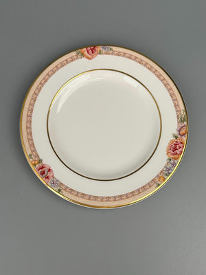 皇家道爾頓 Royal Doulton 骨瓷玫瑰點心盤 平盤
