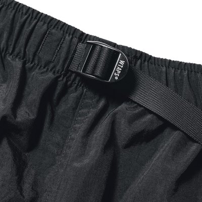 WTAPS UDT SHORTS NYLON TAFFETA 尼龍腰帶徽標網眼袋黑深藍灰短褲