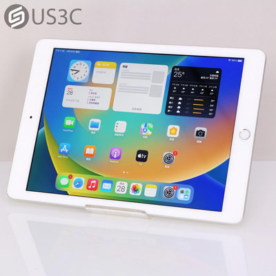 【US3C-高雄店】【一元起標】公司貨 Apple iPad 5 第五代 32G WiFi 9.7吋 銀色 Touch ID 平板電腦 蘋果平板