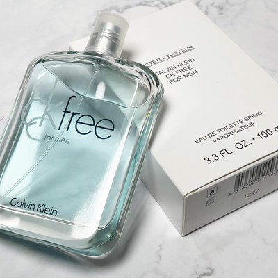 【花花小鋪】CK free for men 男性淡 TESTER 100ml Calvin Klein