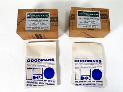 Goodmans 分音器 分頻5000 NOS 含原廠紙盒