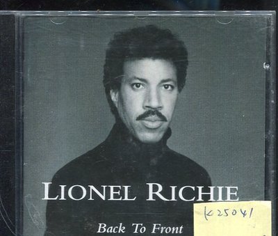 *真音樂* LIONEL RICHIEE / BACK TO FRONT 二手 K25041