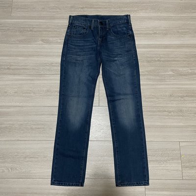 Levi's levis 15482-0023 511 W29 L32 黑標深藍刷色低腰合身窄版牛仔褲 522 504